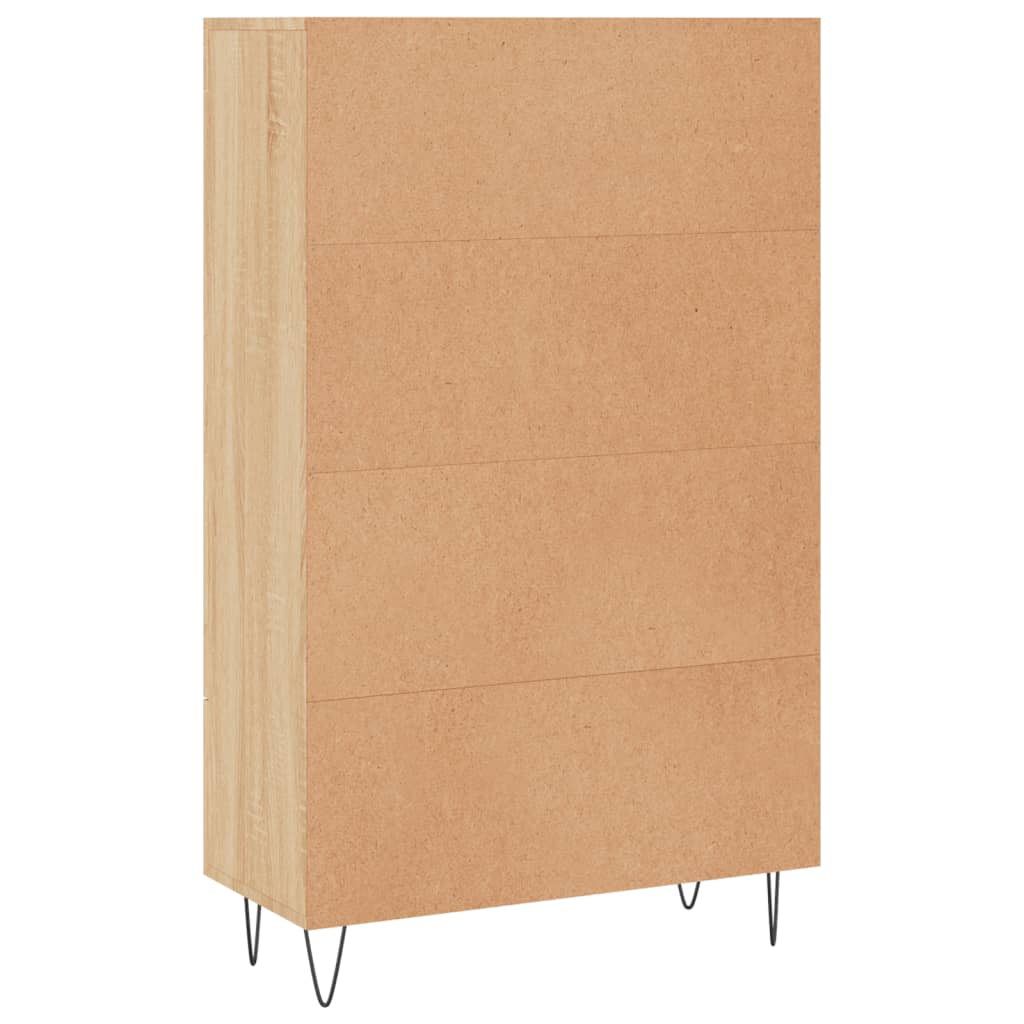 Credenza Rovere Sonoma 69,5x31x115 cm in Legno Multistrato 830319