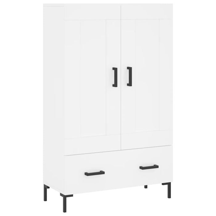 Credenza Bianca 69,5x31x115 cm in Legno Multistrato 830324