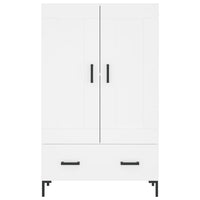 Credenza Bianca 69,5x31x115 cm in Legno Multistrato 830324