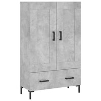 Credenza Grigio Cemento 69,5x31x115 cm in Legno Multistratocod mxl 103966