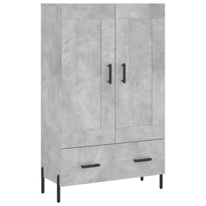 Credenza Grigio Cemento 69,5x31x115 cm in Legno Multistrato 830336