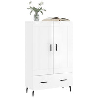 Credenza Bianco Lucido 69,5x31x115 cm in Legno Multistratocod mxl 103975