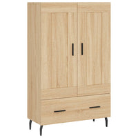 Credenza Rovere Sonoma 69,5x31x115 cm in Legno Multistrato 830343