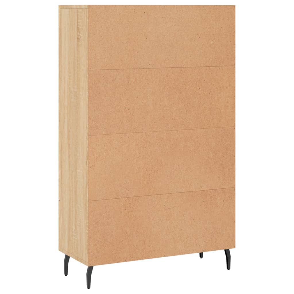 Credenza Rovere Sonoma 69,5x31x115 cm in Legno Multistrato 830343