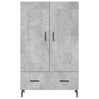 Credenza Grigio Cemento 69,5x31x115 cm in Legno Multistrato 830344