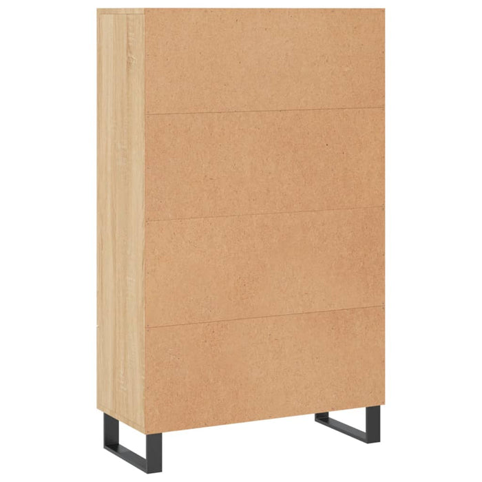 Credenza Rovere Sonoma 69,5x31x115 cm in Legno Multistrato 830351