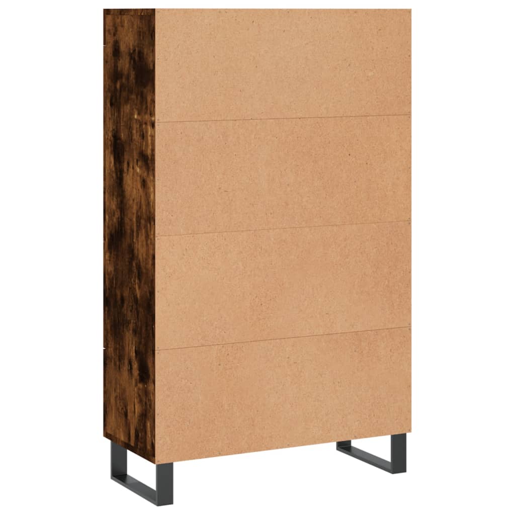 Credenza Rovere Fumo 69,5x31x115 cm in Legno Multistrato 830353