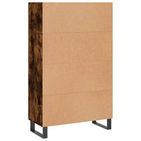 Credenza Rovere Fumo 69,5x31x115 cm in Legno Multistrato 830353