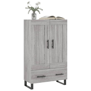 Credenza Grigio Sonoma 69,5x31x115 cm in Legno Multistrato 830354