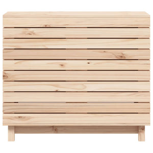 Cesto per Bucato 88,5x44x76 cm Legno Massello Pino 832323