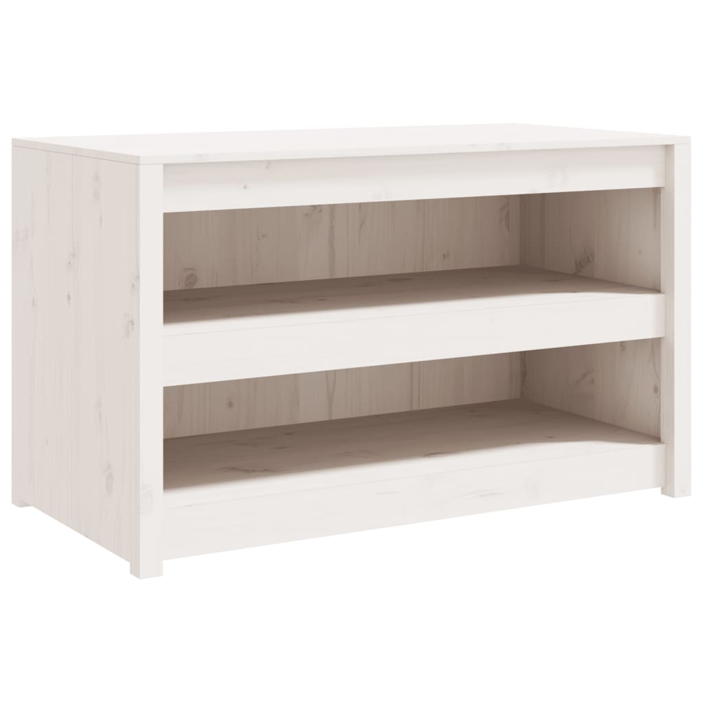 Mobile da Cucina da Esterno Bianco 106x55x64 cm Legno Massello di Pino 832334