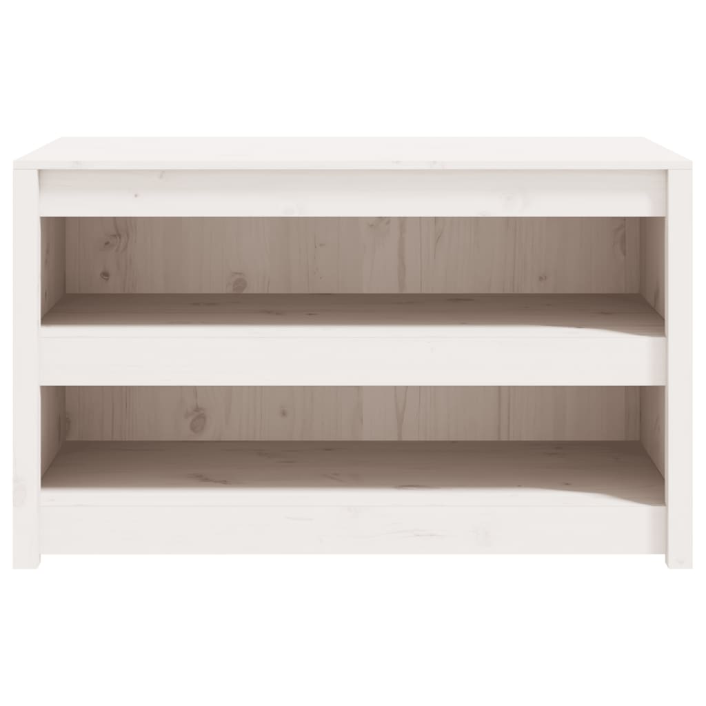 Mobile da Cucina da Esterno Bianco 106x55x64 cm Legno Massello di Pino 832334