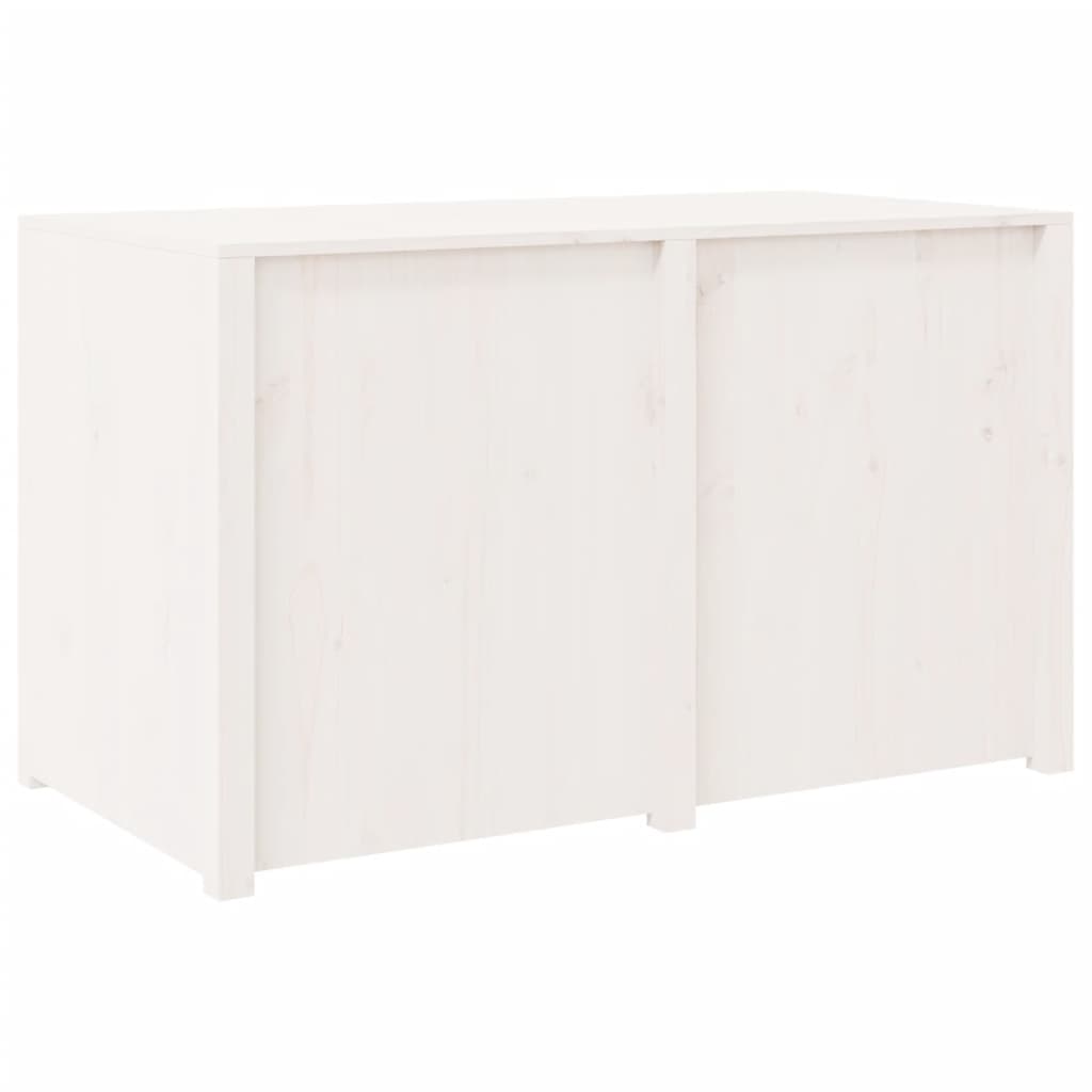 Mobile da Cucina da Esterno Bianco 106x55x64 cm Legno Massello di Pino 832334