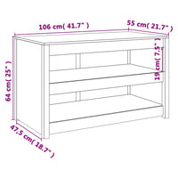 Mobile da Cucina da Esterno 106x55x64 cm Legno Massello di Douglas 832336