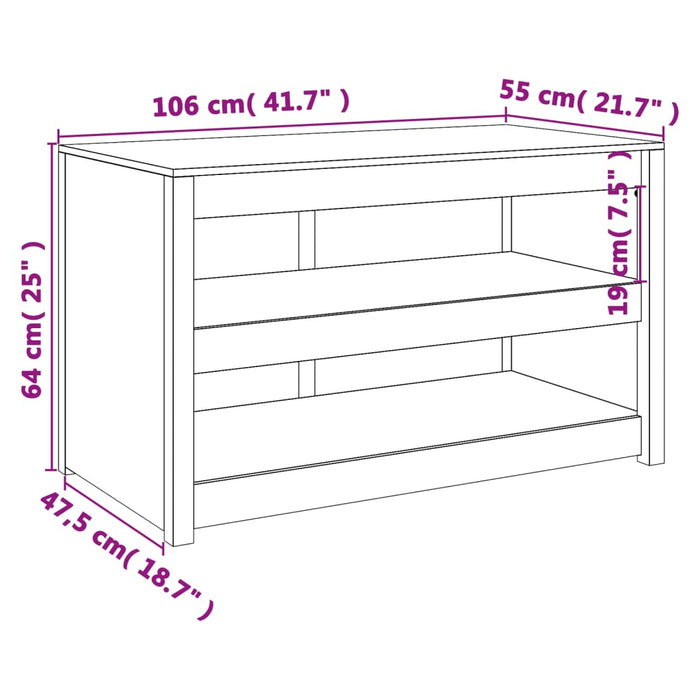 Mobile da Cucina da Esterno 106x55x64 cm Legno Massello di Douglas 832336