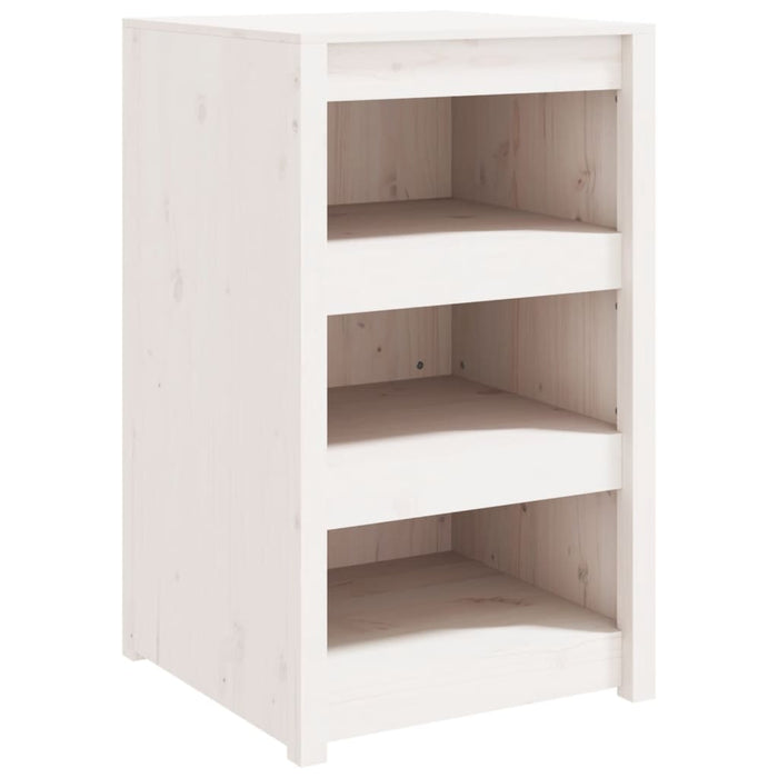 Mobile da Cucina da Esterno Bianco 55x55x92 cm Legno Massello di Pino 832342