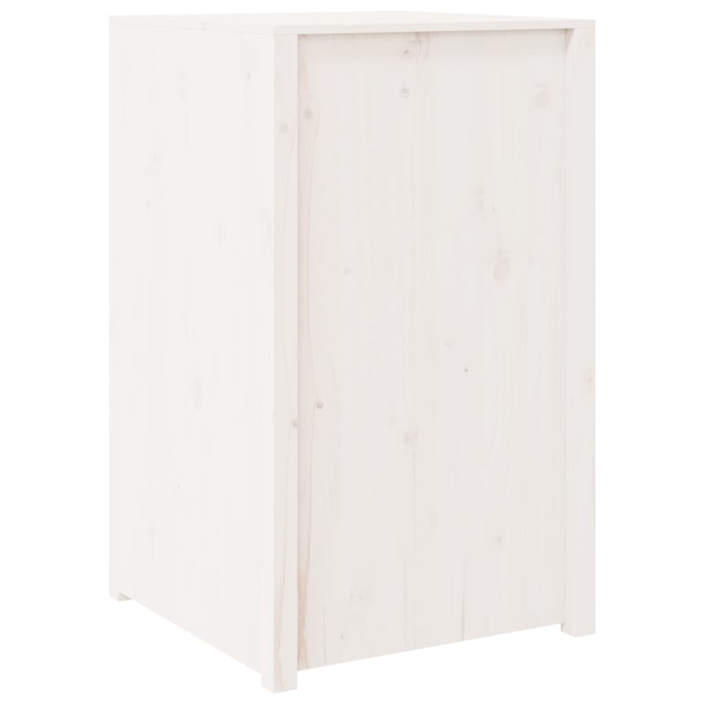 Mobile da Cucina da Esterno Bianco 55x55x92 cm Legno Massello di Pino 832342