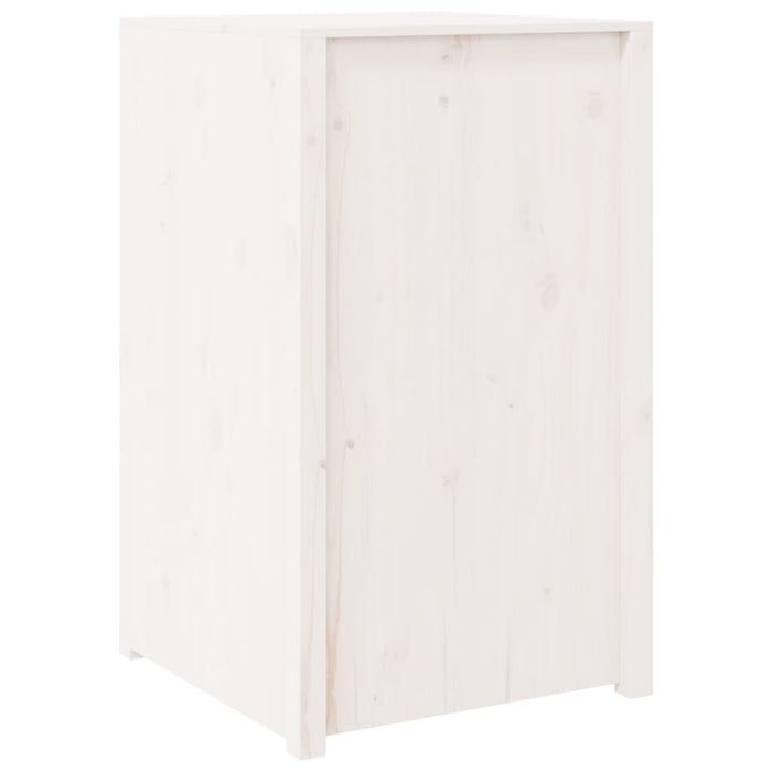 Mobile da Cucina da Esterno Bianco 55x55x92 cm Legno Massello di Pino 832342