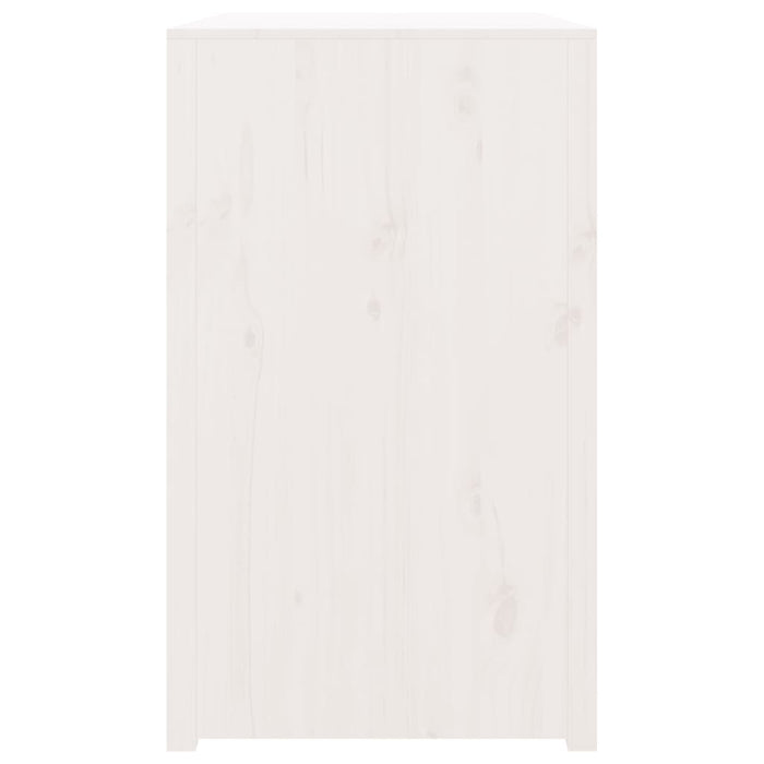 Mobile da Cucina da Esterno Bianco 106x55x92 cm Legno Massello di Pino 832354