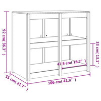 Mobile da Cucina da Esterno 106x55x92 cm Legno Massello di Douglas 832356