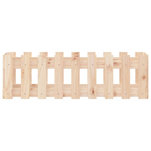 Fioriera Rialzata Giardino a Recinzione 100x30x30 cm Legno Pino 832472