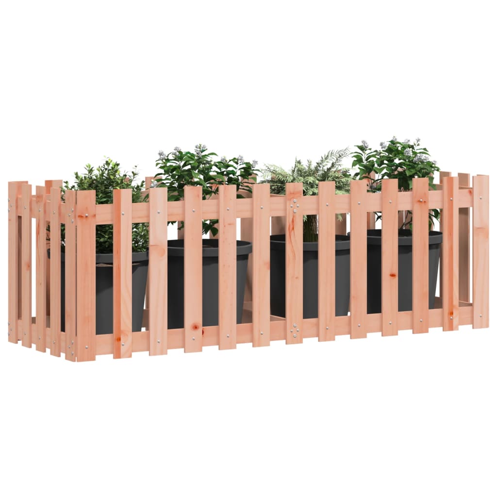 Fioriera Rialzata Giardino Recinzione 150x50x50cm Legno Douglas 832495