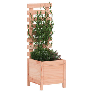 Fioriera Giardino con Rastrelliera 39x39,5x114cm Legno Douglascod mxl 131612