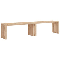 Panca da Giardino Estensibile 212,5x40,5x45 cm Massello Pino 832525