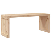 Panca da Giardino Estensibile 212,5x40,5x45 cm Massello Pino 832525