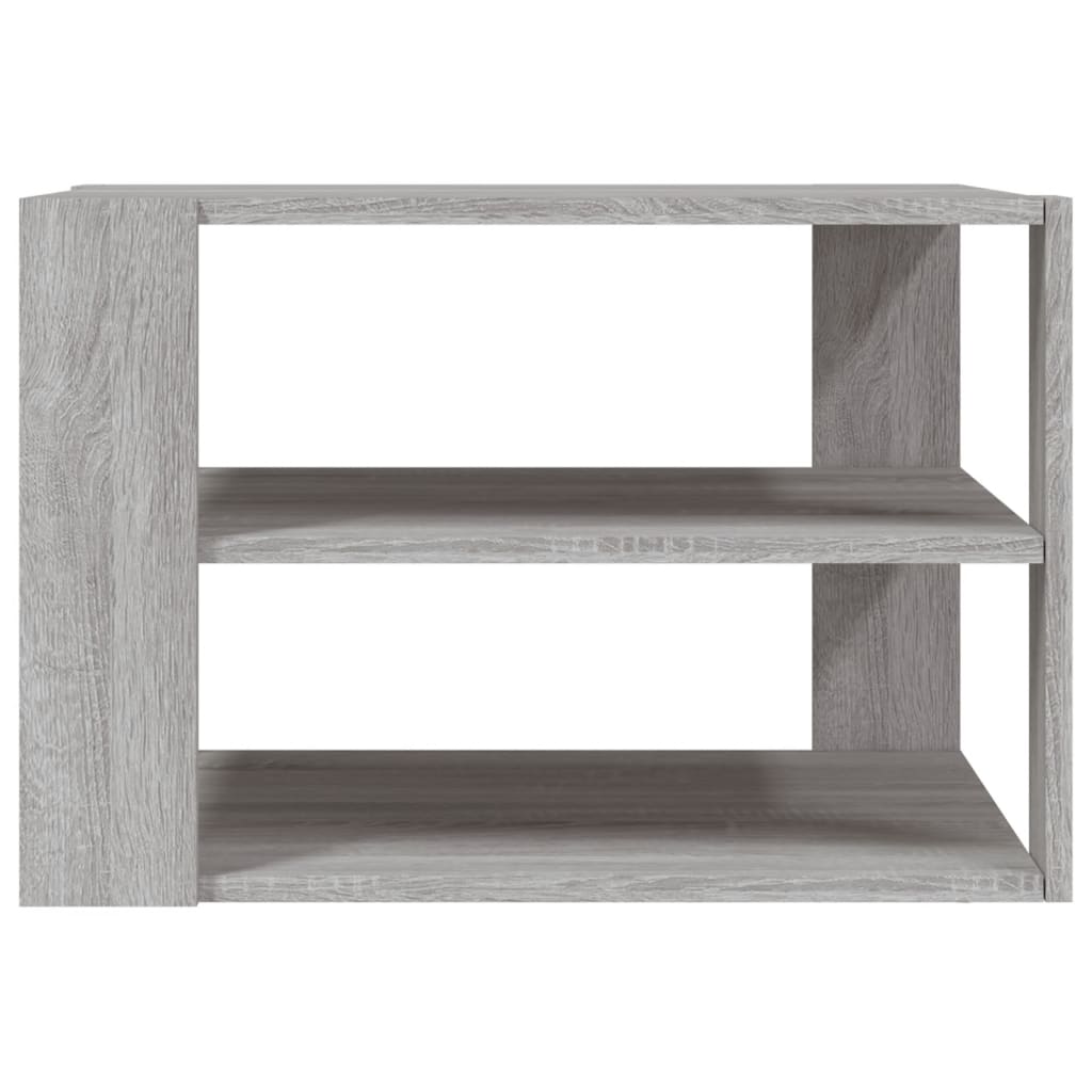 Tavolino Salotto Grigio Sonoma 59,5x59,5x40cm Legno Multistrato 834255