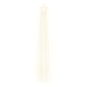 Illuminazione per Albero di Natale 320 LED Bianco Caldo 375 cm 356923