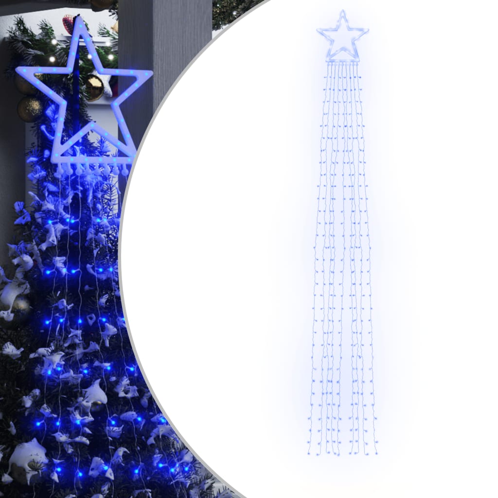 Illuminazione per Albero di Natale 320 LED Blu 375 cm 356925