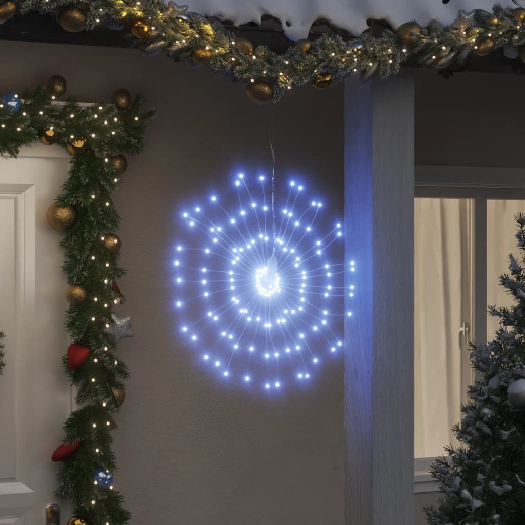 Illuminazioni di Natale Galassia 140 LED 4pz Bianco Freddo 17cm 356222