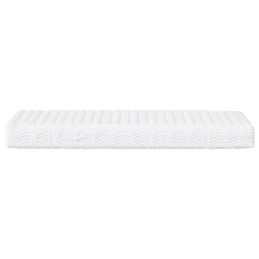 Materasso in Schiuma Bianco 90x200 cm Durezza H2 H3 356341