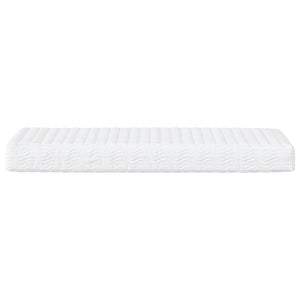 Materasso in Schiuma Bianco 90x200 cm Durezza H2 H3 356341