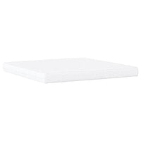 Materasso in Schiuma Bianco 200x200 cm Durezza H2 H3 356348