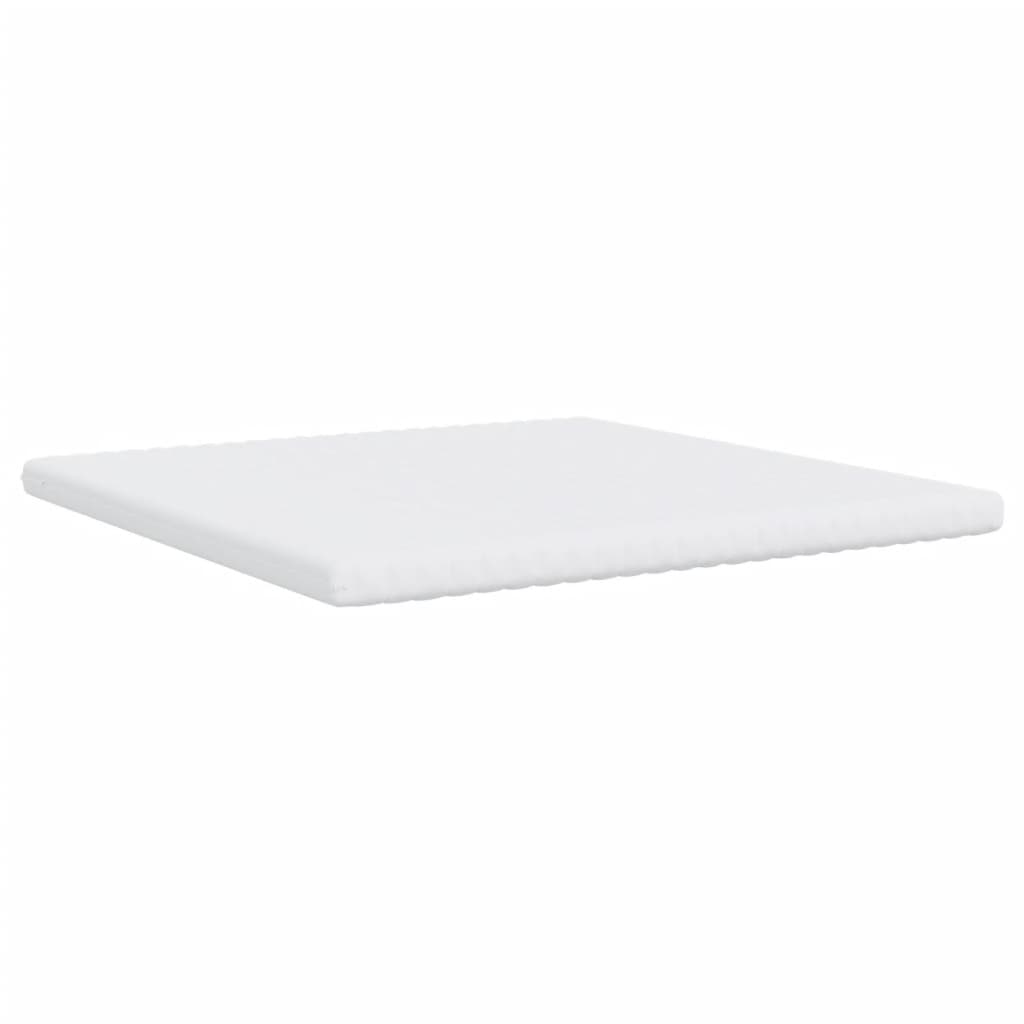 Materasso in Schiuma Bianco 200x200 cm 7 Zone Durezza 20 ILD 356359