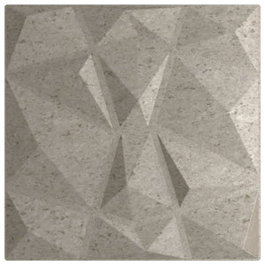 Pannelli Murali 24 pz Grigio Cemento 50x50 cm EPS 6 m² Diamante 356927