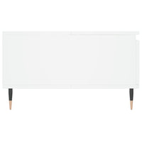 Tavolino da Salotto Bianco 90x60x35 cm in Legno Multistrato 827052