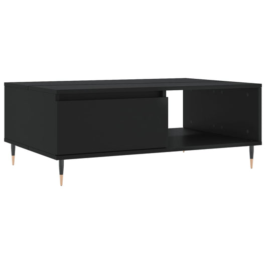 Tavolino da Salotto Nero 90x60x35 cm in Legno Multistratocod mxl 127249