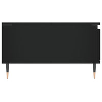 Tavolino da Salotto Nero 90x60x35 cm in Legno Multistrato 827053