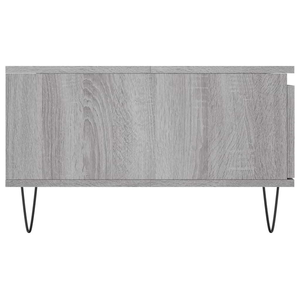 Tavolino da Salotto Grigio Sonoma 90x60x35 cm Legno Multistrato 827066