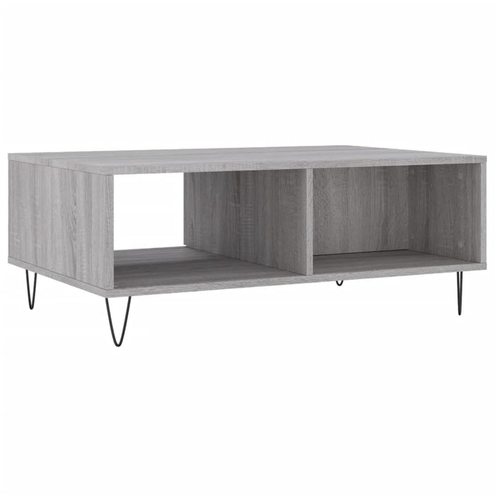 Tavolino da Salotto Grigio Sonoma 90x60x35 cm Legno Multistrato 827066