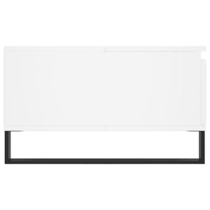 Tavolino da Salotto Bianco 90x60x35 cm in Legno Multistrato 827068