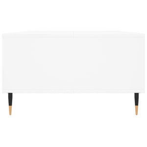 Tavolino da Salotto Bianco 104x60x35 cm in Legno Multistrato 827076