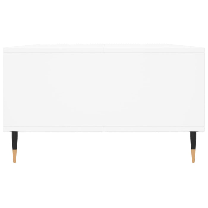 Tavolino da Salotto Bianco 104x60x35 cm in Legno Multistrato 827076