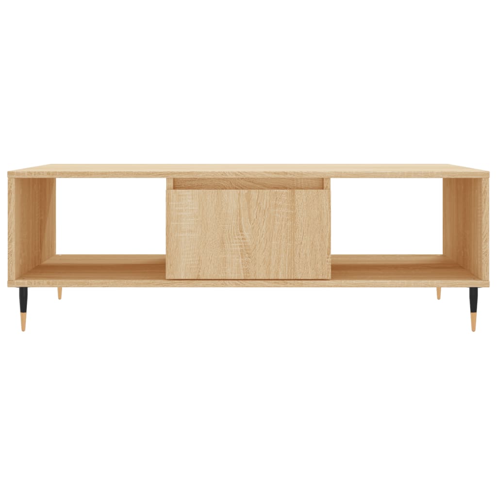 Tavolino da Salotto Rovere Sonoma 104x60x35cm Legno Multistrato 827079