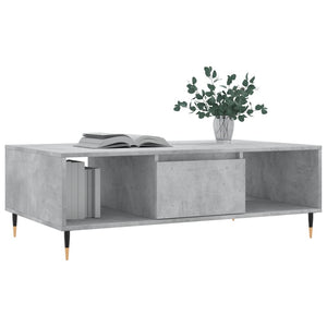 Tavolino Salotto Grigio Cemento 104x60x35 cm Legno Multistratocod mxl 106000