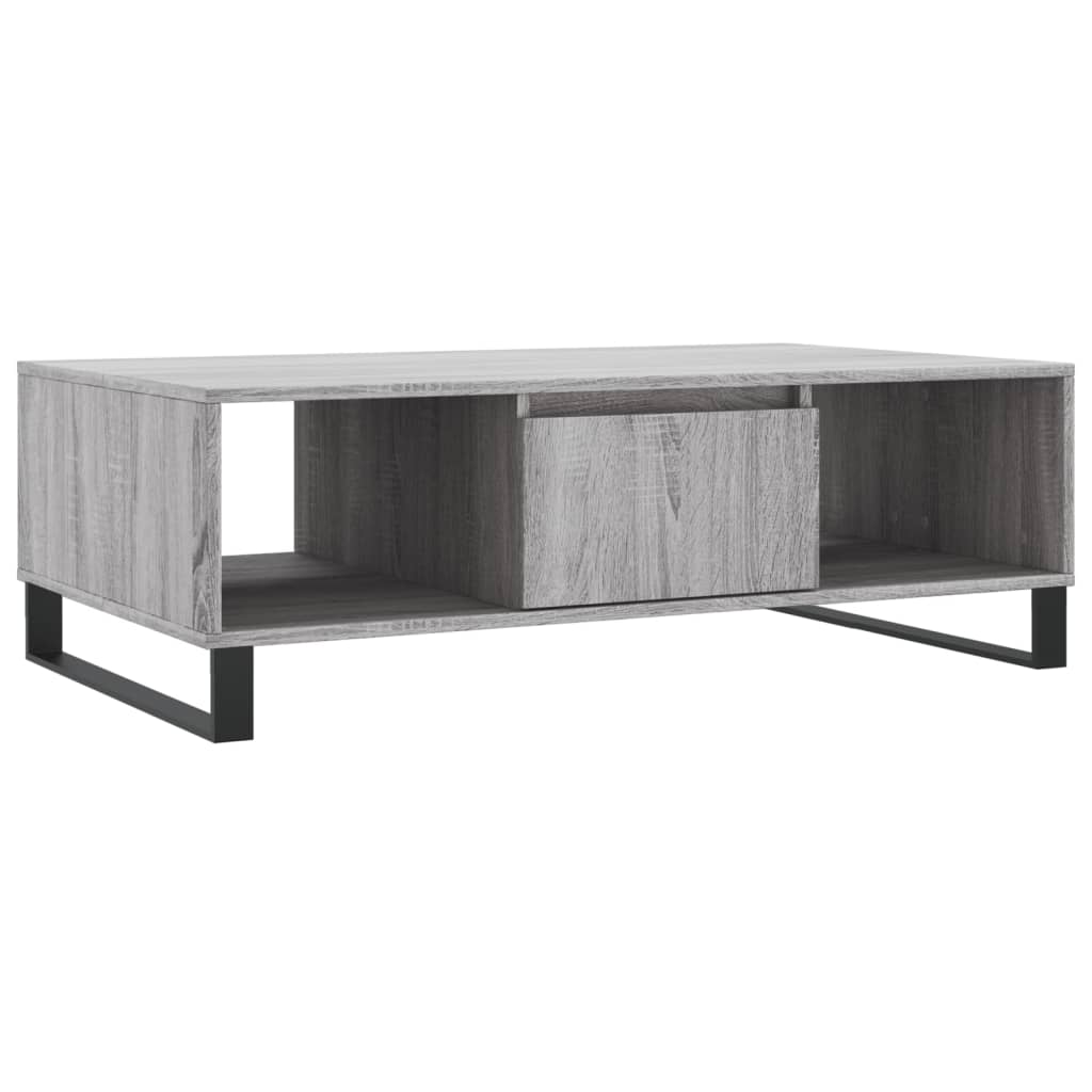 Tavolino da Salotto Grigio Sonoma 104x60x35cm Legno Multistratocod mxl 129950