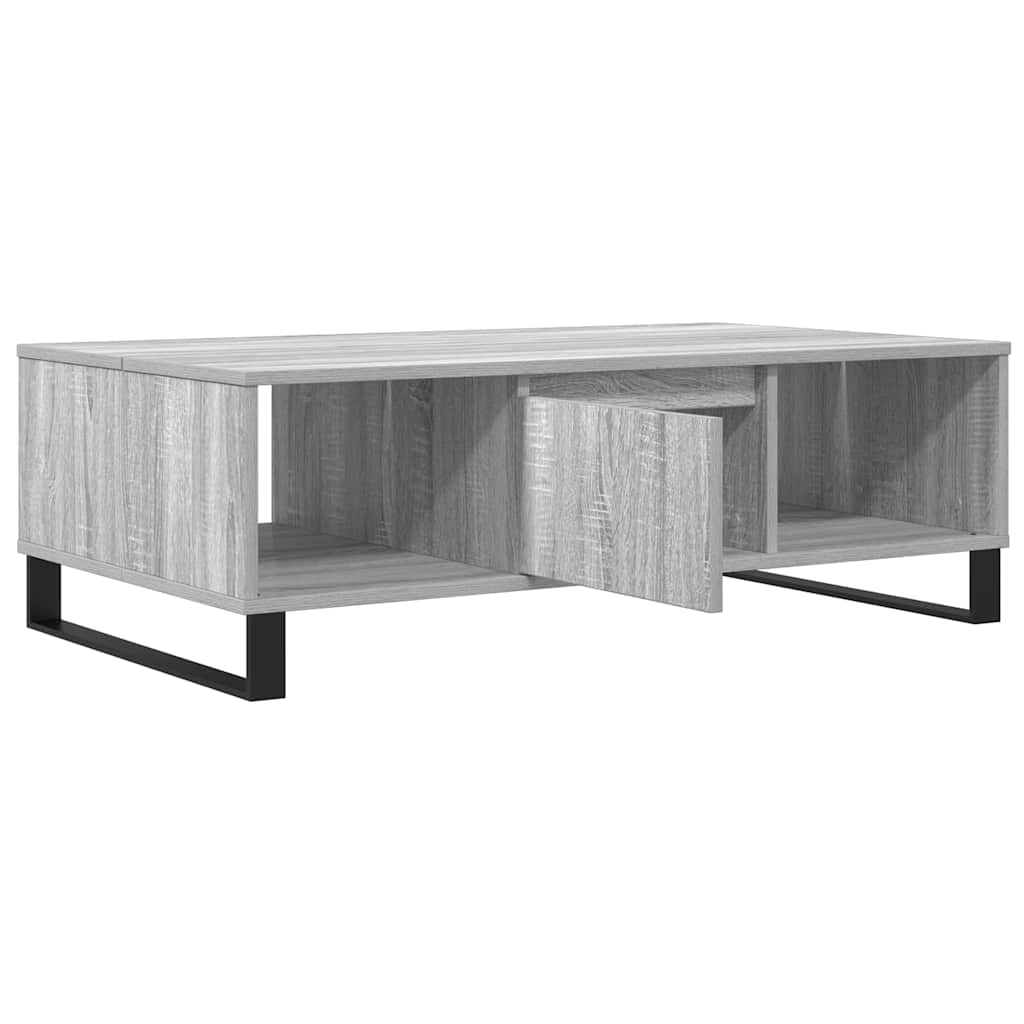 Tavolino da Salotto Grigio Sonoma 104x60x35cm Legno Multistrato 827098